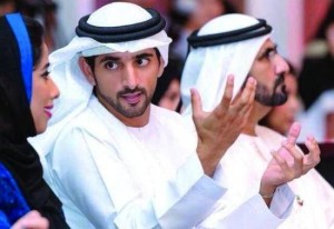 المرحوم الشيخ راشد مع والده